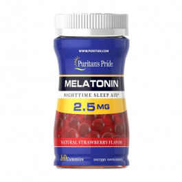   Puritan's Pride Мелатонін Пуританс Прайд /  Melatonin 2.5 mg (60 gummies)