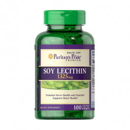   Puritan's Pride Соєвий лецитин 1325 мг Пуританс Прайд /  Soy Lecithin 1325 mg (100 softgels)