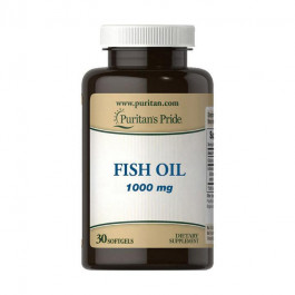   Puritan's Pride Omega-3 Fish Oil 1000 mg (30 softgels) жирні кислоти