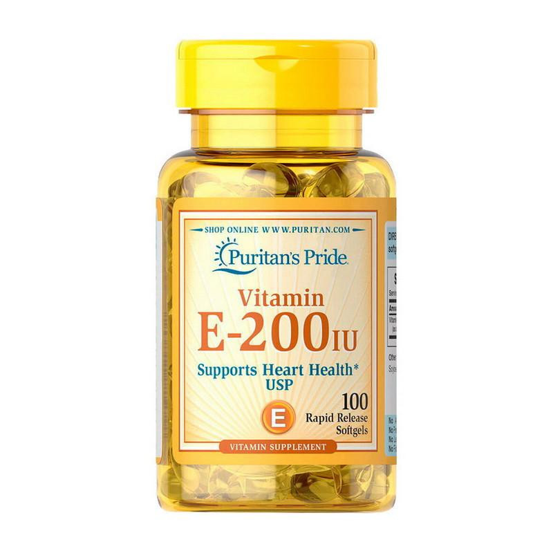 Puritan's Pride Vitamin E-200 IU (100 softgels) - зображення 1