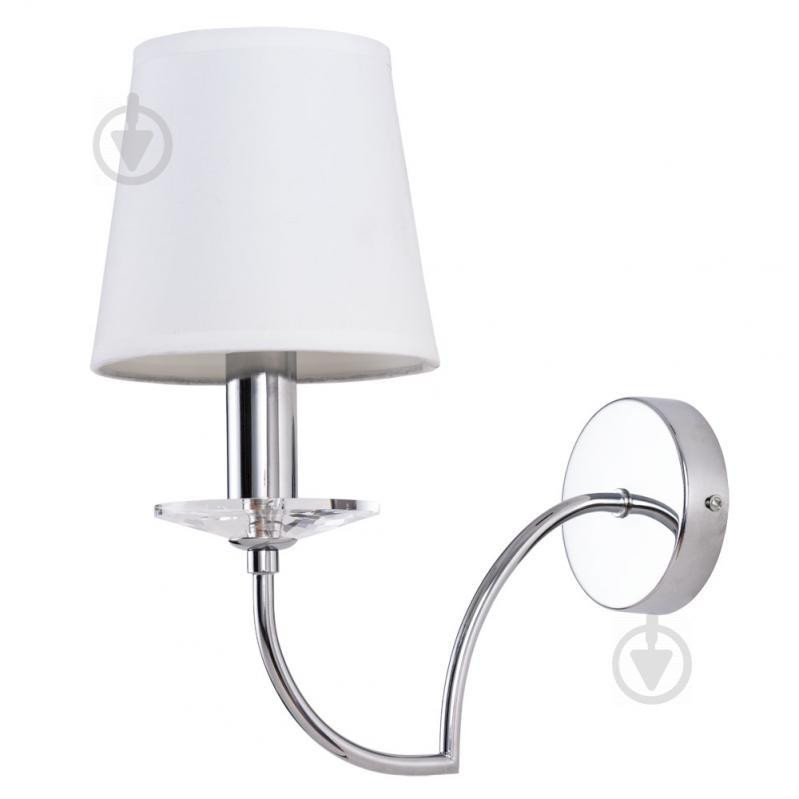 Arte Lamp Бра  1x60 Вт E14 білий/хром A3625AP-1CC - зображення 1