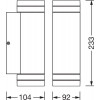 LEDVANCE Бра  Endura Classic Beam Gap Wall Updown GU10 IP44 темно-серый (4058075554559) - зображення 4