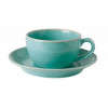 Porland Чашка чайна  Seasons Turquoise 200 мл із блюдцем 160 мм у наборі (213-222105.T) - зображення 1