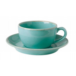 Porland Чашка чайна  Seasons Turquoise 200 мл із блюдцем 160 мм у наборі (213-222105.T)