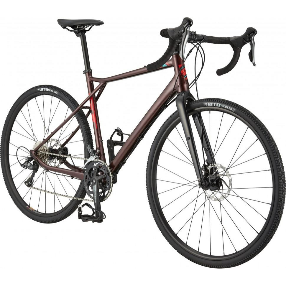 GT Bicycles Grade Elite 28" 2023 / рама 51см gloss burgundy w/red&aqua - зображення 1