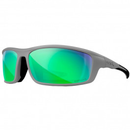Wiley X WX Grid / Matte Grey/Captivate Polarized Green Mirror (CCGRD07)