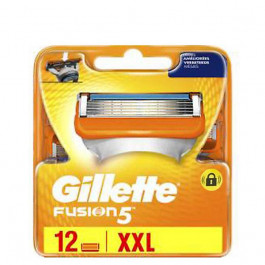 Gillette Змінні касети (леза)  Fusion 12 шт. 047400305526