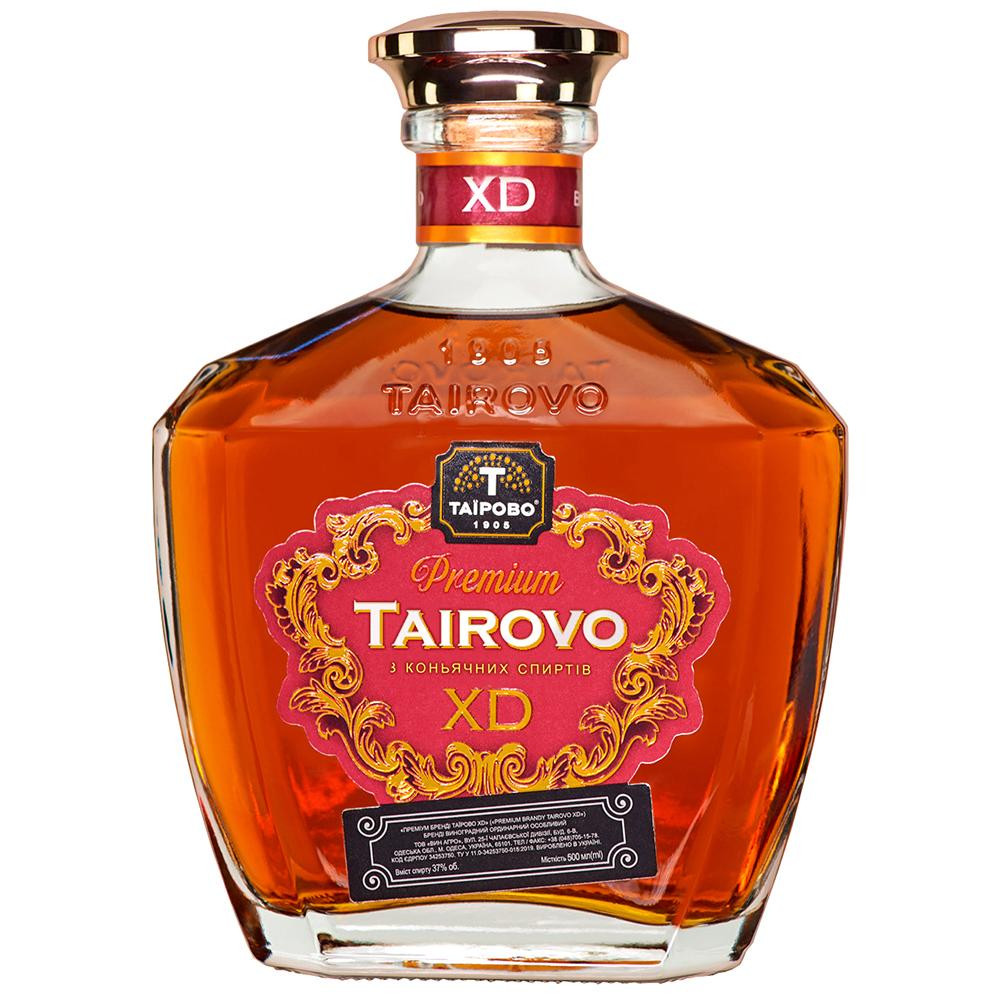 Tairovo Бренді  XD Premium Brandy 37%, 500 мл (4820183570987) - зображення 1