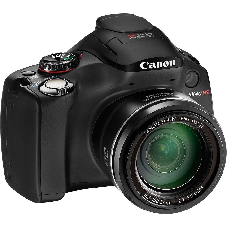 Canon PowerShot SX40 HS Black - зображення 1