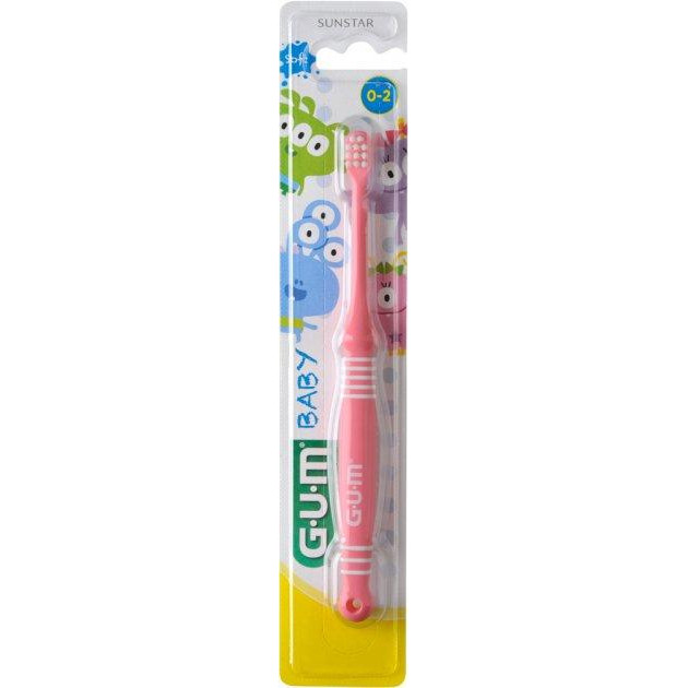G.U.M Toothbrush Зубная щетка  Baby Monster Мягкая Розовая (0070942125512_Pink) - зображення 1