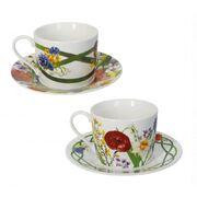 Brandani Набір чашок для чаю з блюдцями Fiori di Campo 150мл 52872