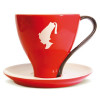 Julius Meinl Чашка з блюдцем Меланж  120 мл червона (5509025) - зображення 1