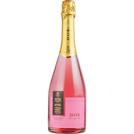 Bostavan Вино ігристе  DOR Rose рожеве напівсухе 0,75л 12% (4840472018853)