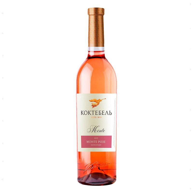 Коктебель Вино  Монте Розе розовое п/сл 0.75л (4820139190887) - зображення 1