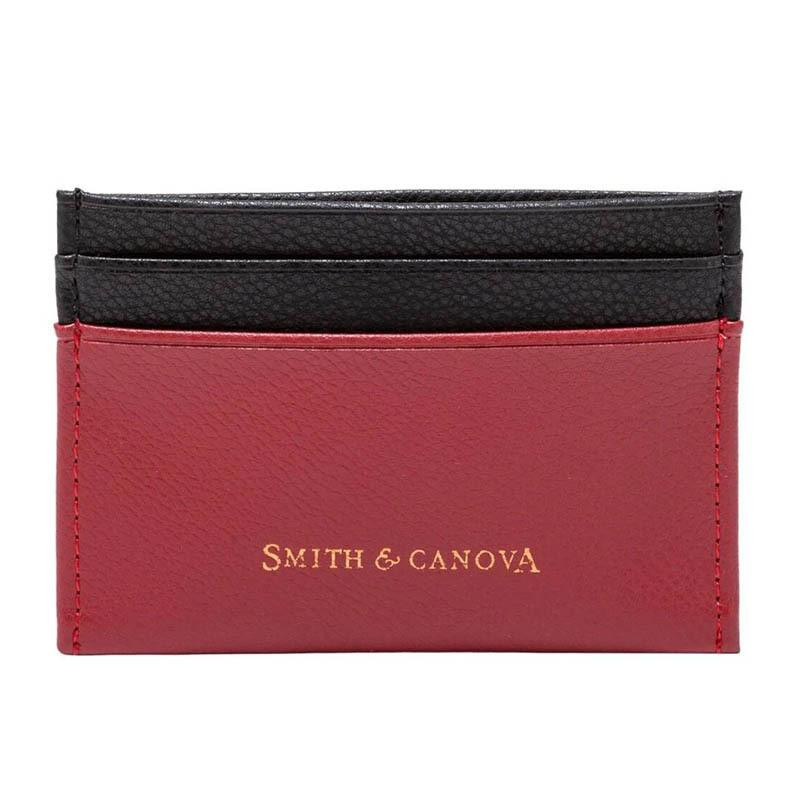 Smith & Canova Картхолдер  26827 Devere (Red-Black) (26827 RED-BLK) - зображення 1