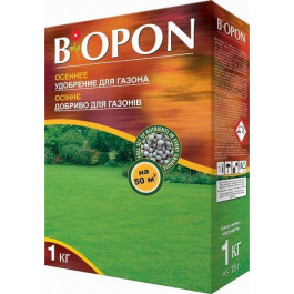 Biopon Добриво для газону осіннє гранульоване 1 кг (5904517082762)