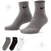 Nike Набор носков  U Nk Everyday Cush Ankle SX7667-964 XL (46-50) 3 пары Черный/Белый/Серый (194955549230 - зображення 1