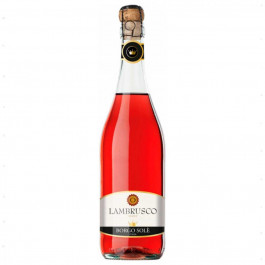 Borgo Sole Вино игристое Lambrusco Dell'Emilia IGT Rosato Amabile розовое полусладкое 0.75 л 8% (8008820162351)