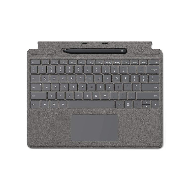 Microsoft Surface Pro Signature Keyboard Platinum with Slim Pen 2 (8X6–00061) - зображення 1