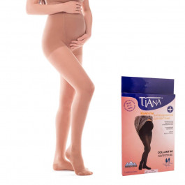 Tiana Колготки компрессионные для беременных профилактические, тип 945, 8-11 мм рт. ст., бежевые,