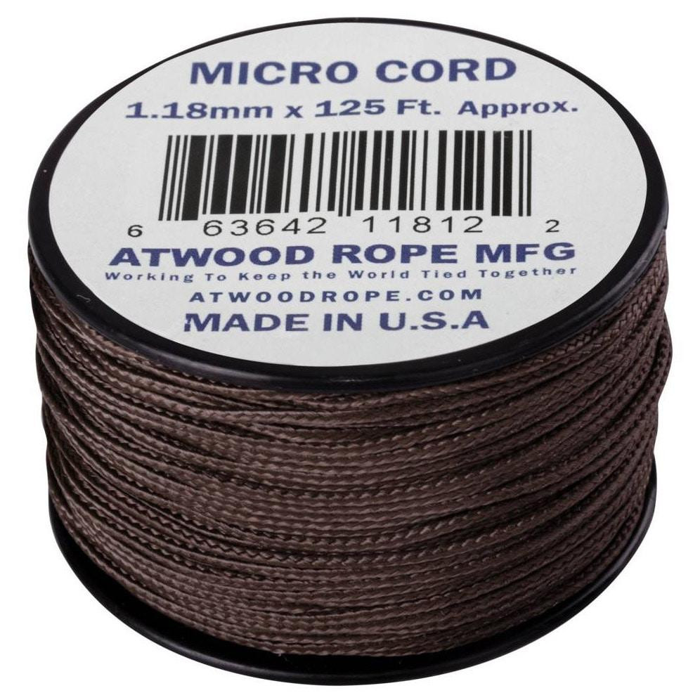  Мотузка Atwood Rope MFG Micro Cord 38 м - U.S. Brown (CD-MC1-NL-30) - зображення 1