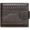 Vintage Мужской кошелек с тиснением 20233  коричневый - зображення 1