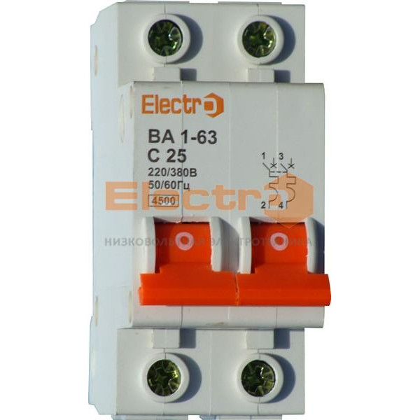 ElectrO ВА1-63 2п 01A 4,5кА х-ка С (45VA63C2001) - зображення 1