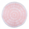 Barine Home Полотенце пляжное Pestemal Swirl Roundie Flamingo Barine размер 150х150 см (svt-2000022244428) - зображення 1