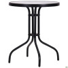 Нерозкладний стіл Art Metal Furniture Rico черный, стекло (519708)