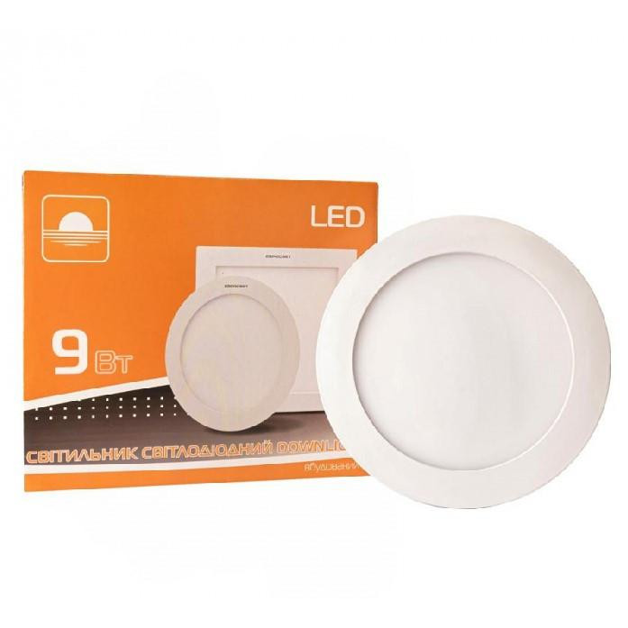 Евросвет LED-R-150-9 9W 4200К круг d150mm встраиваемый - зображення 1