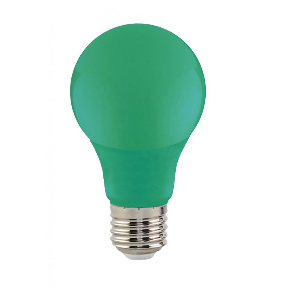 Horoz Electric SPECTRA LED 3W E27 A60 зеленый (001-017-00032) - зображення 1
