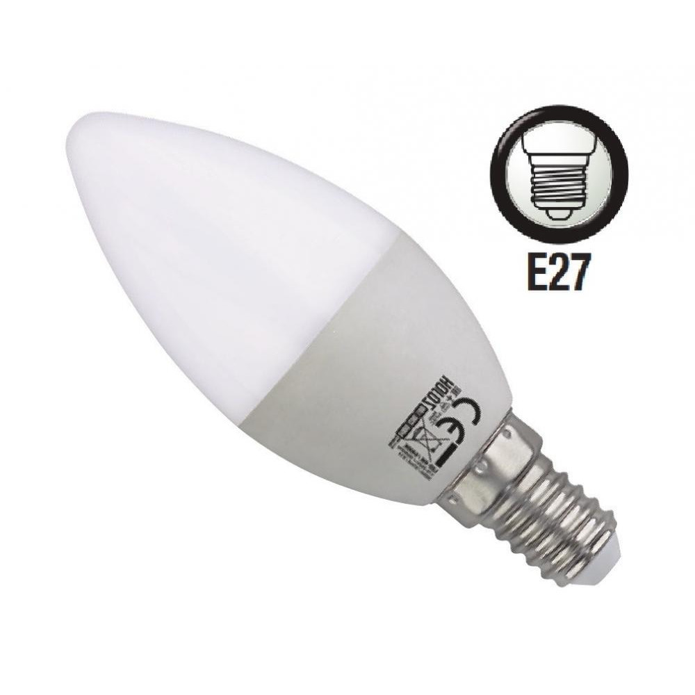 Horoz Electric LED ULTRA-6 6W C37 E27 4200K (001-003-0006-060) - зображення 1