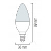 Horoz Electric LED ULTRA-6 6W C37 E27 4200K (001-003-0006-060) - зображення 2