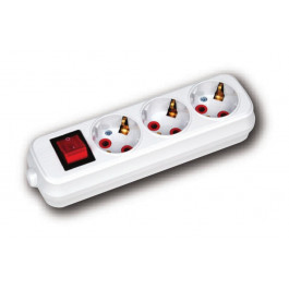Horoz Electric 3-Gang Socket 3 гн. 16А + выкл. (200-300-302)