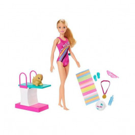 Mattel Barbie Тренировка в бассейне (GHK23)