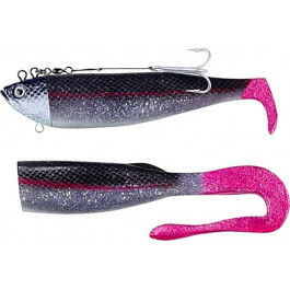 Balzer Adrenalin Arctic Shad / 24+27cm 400g / Black Silver-glitter with pink tail (13930 403)