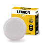 Lebron Світильник LED круглий накладний  L-WLR, 8W LED, 720Lm, 4100К (15-35-20) - зображення 1