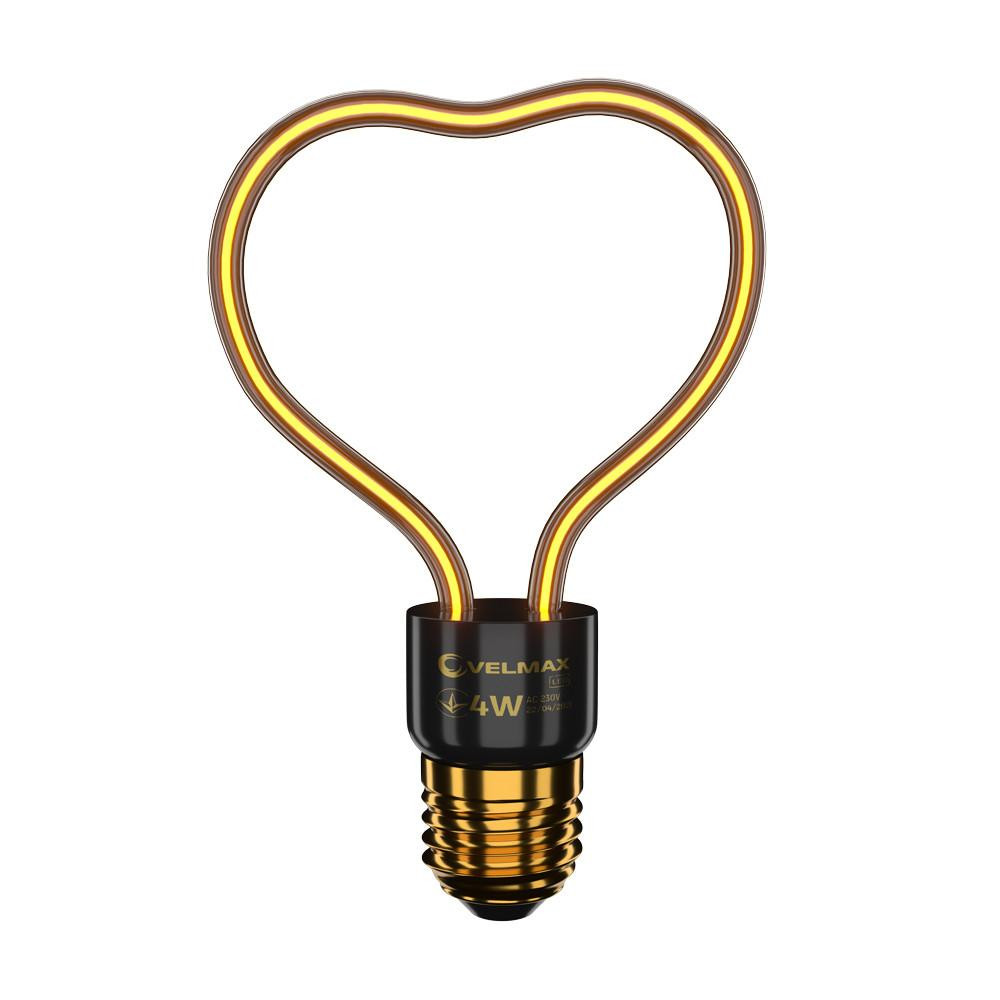 Velmax LED Filament Decor 4W E27 2700K (21-48-12) - зображення 1