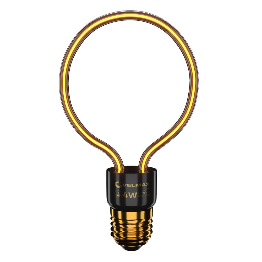Velmax LED Filament Decor 4W E27 2700K (21-48-11) - зображення 1