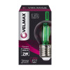 Velmax LED V-Filament-G45 2W E27 зеленая (21-41-33) - зображення 1