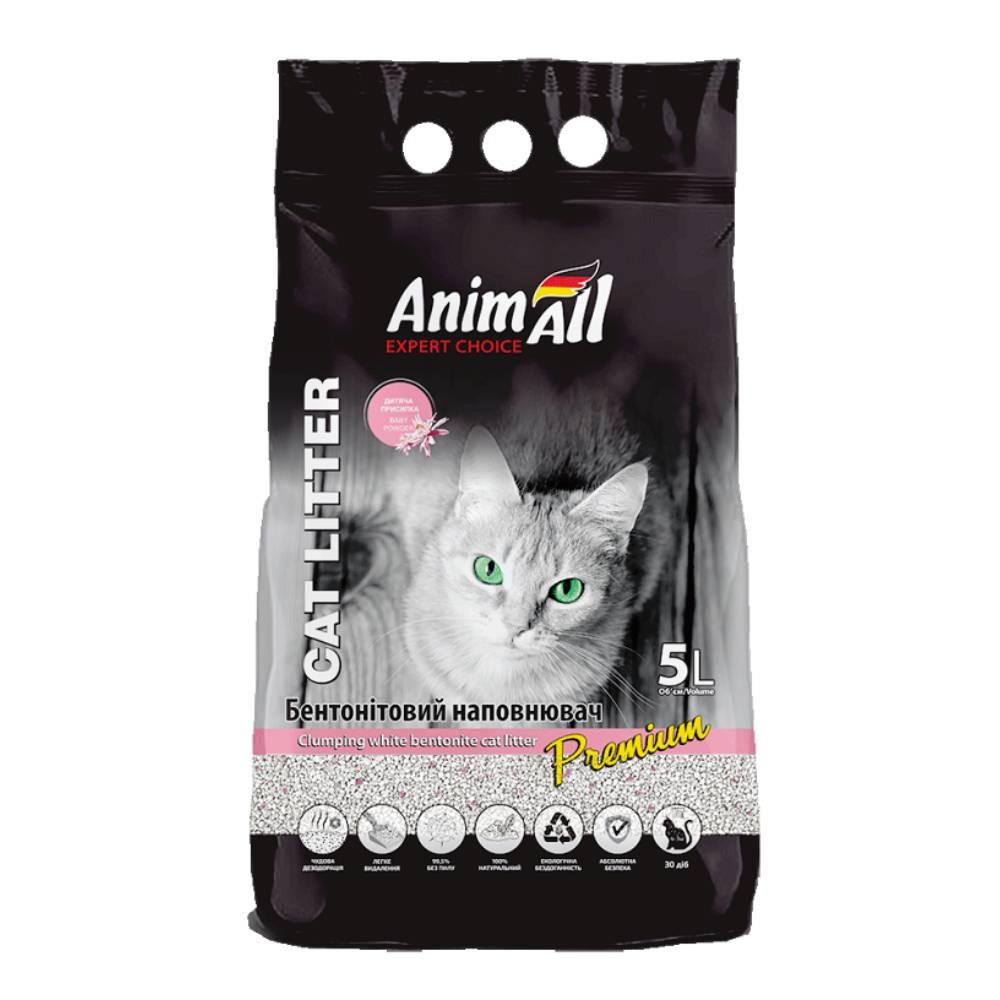 AnimAll Premium Baby Powder 5 л (144571) - зображення 1
