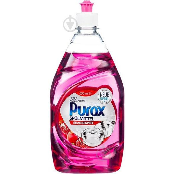 Purox Засіб для ручного миття посуду  Granatapfel 4260418931433 0,65л (4260418931433) - зображення 1