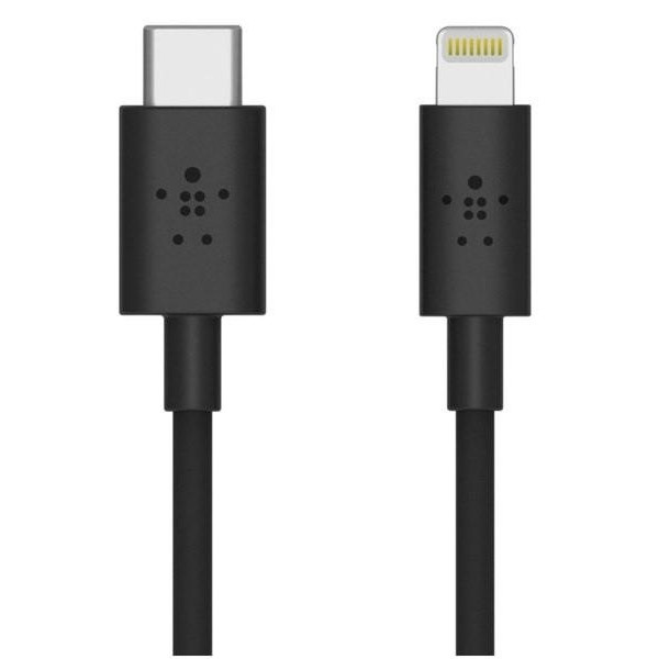 Belkin Boost Charge USB-C to Lightning 1m Black (CAA003bt1MBK) - зображення 1