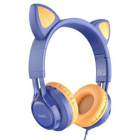 Hoco W36 Cat Ear Midnight Blue (770400) - зображення 1