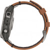 Garmin Fenix 7 Pro Sapphire Solar Titanium with Chestnut L. Band (010-02777-30) - зображення 8