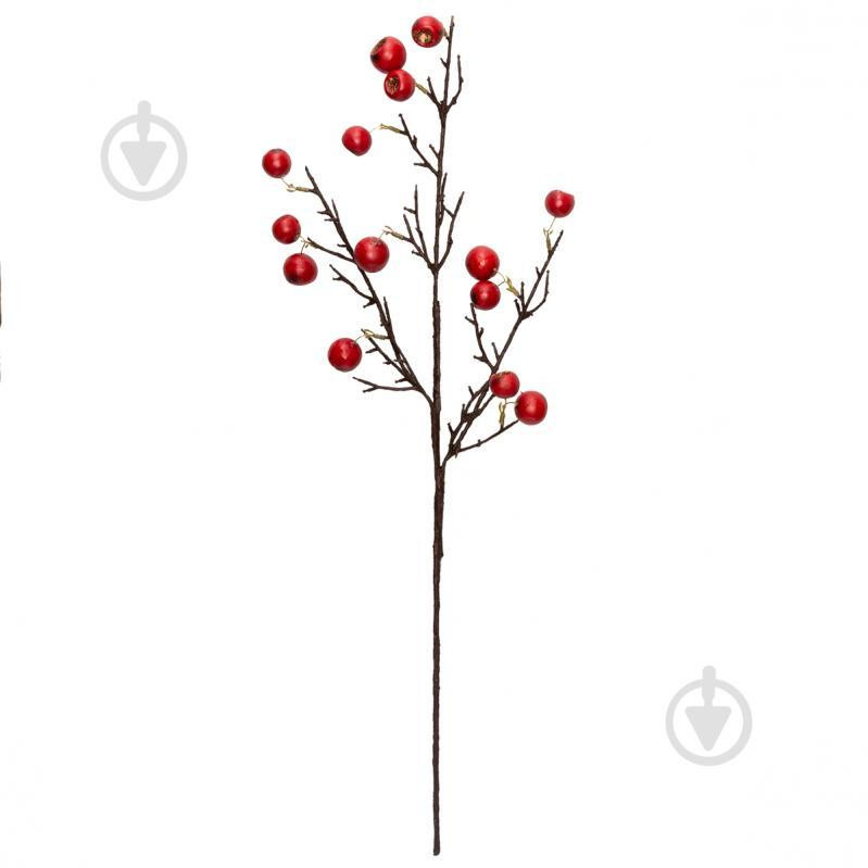 Devilon Гілочка декоративна з червоними ягодами 68 см (5102681130566) - зображення 1