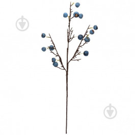 Devilon Гілочка декоративна з блакитними ягодами 68 см (5102681130573)