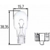 Hella W16W W2.1x9.5d 12В 16Вт (8GA008246001) - зображення 1