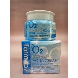 FarmStay Зволожуючий крем для обличчя з кислородом  Premium O2 Aqua Cream, 100 мг