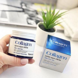 FarmStay Увлажняющий крем для лица с коллагеном  Collagen Super Aqua Cream 80 ml